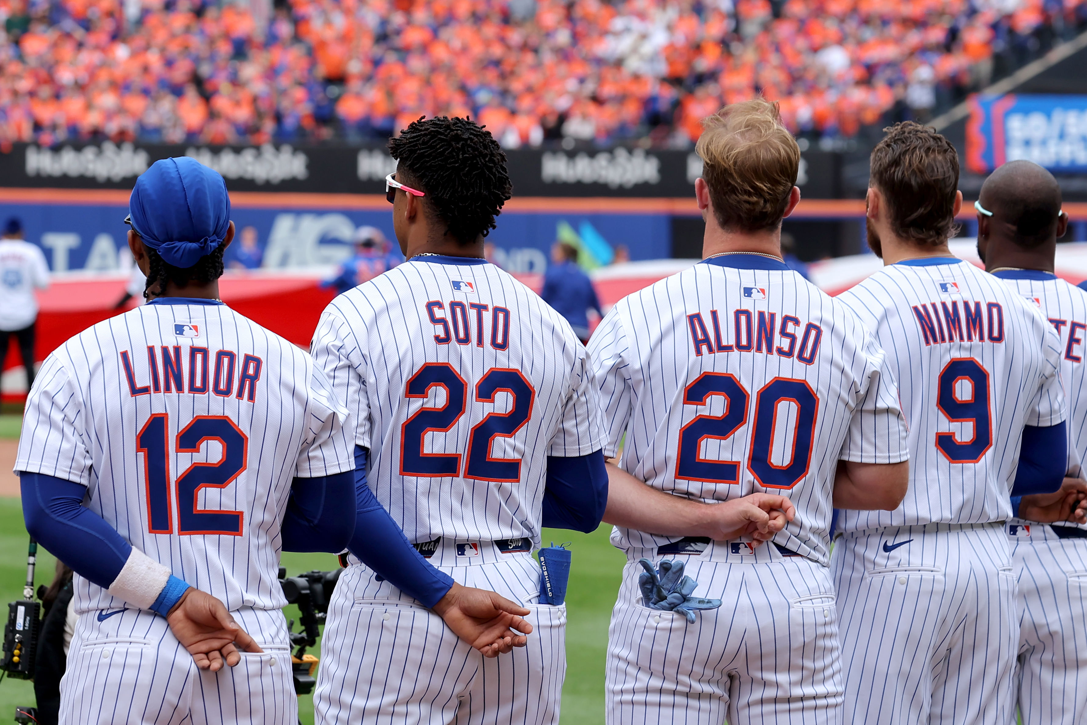 Francisco Lindor, Juan Soto, Pete Alonso, and Brandon Nimmo - Source: Imagn